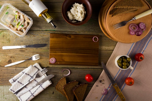 Stôl pripravený na workshop